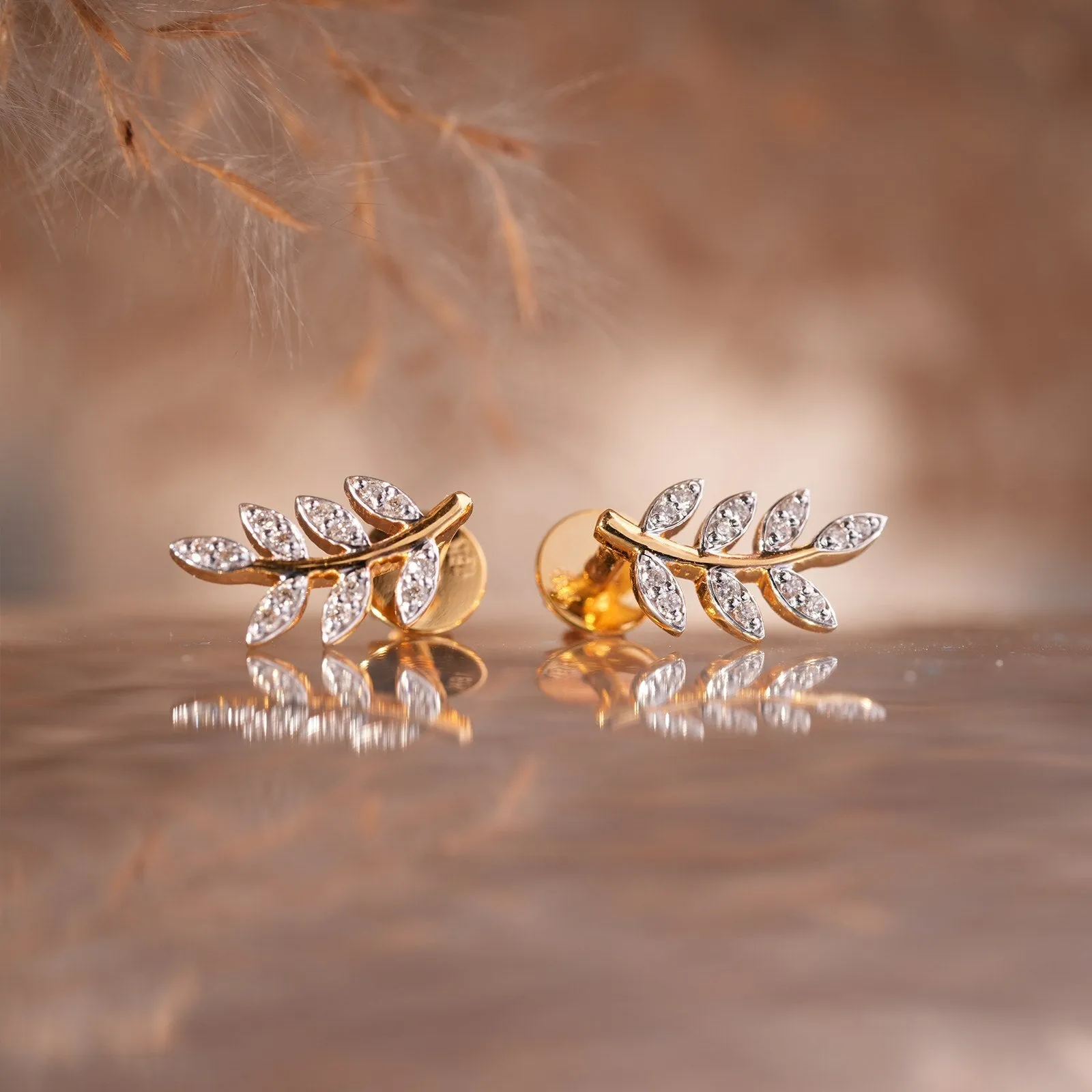 18k Moderately Royal Diamond Earring