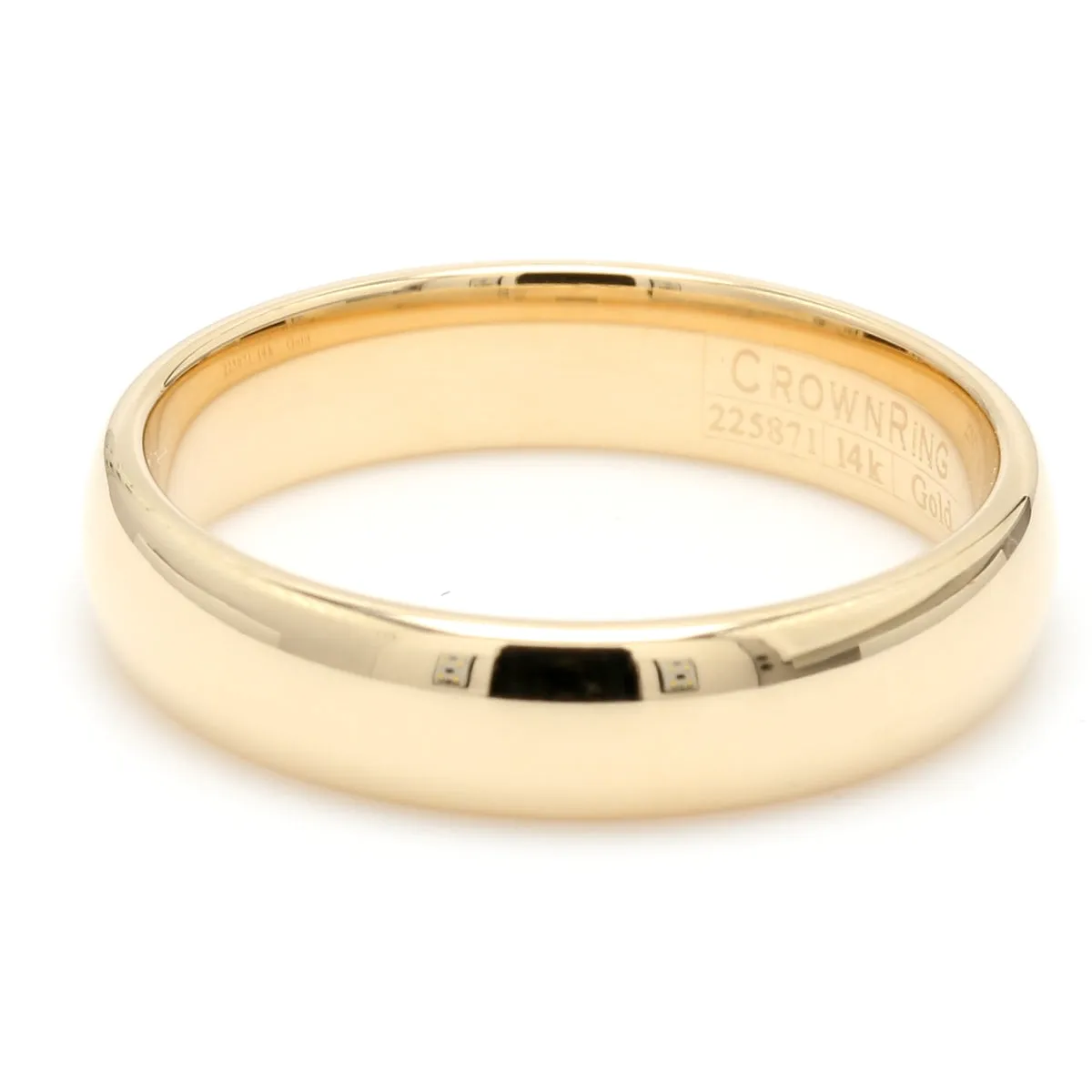 5mm 14k Gold Wedding Band