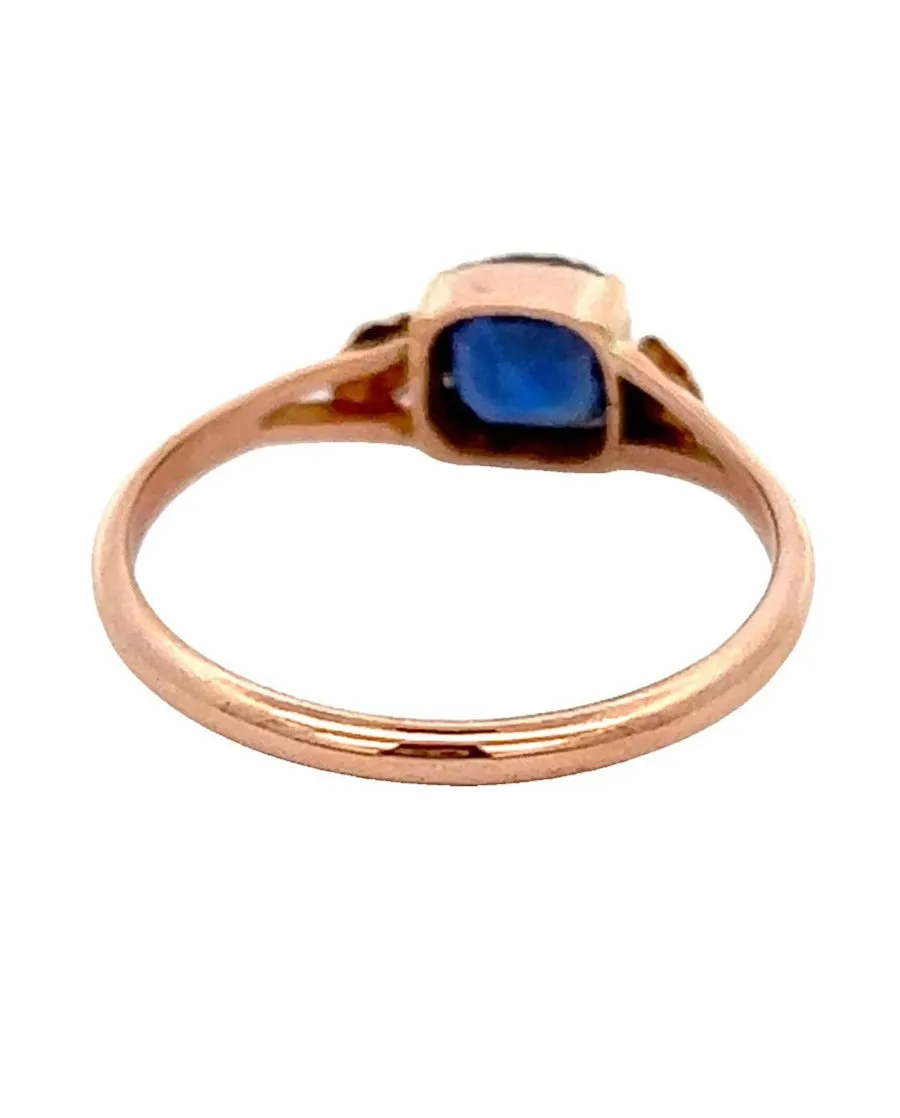 9ct Yellow Gold & Spinel Vintage Ring