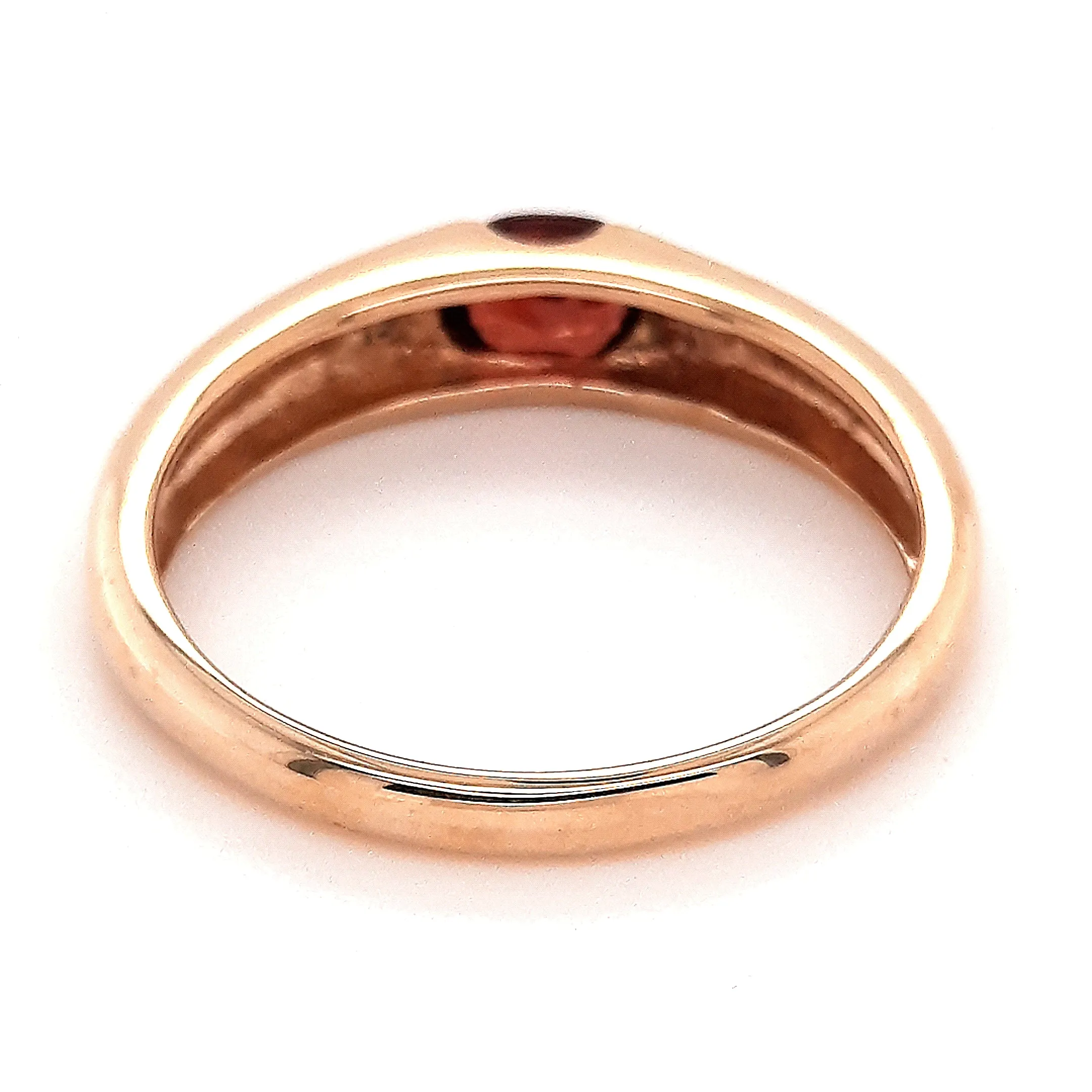 9ct Yellow Gold Garnet Ring