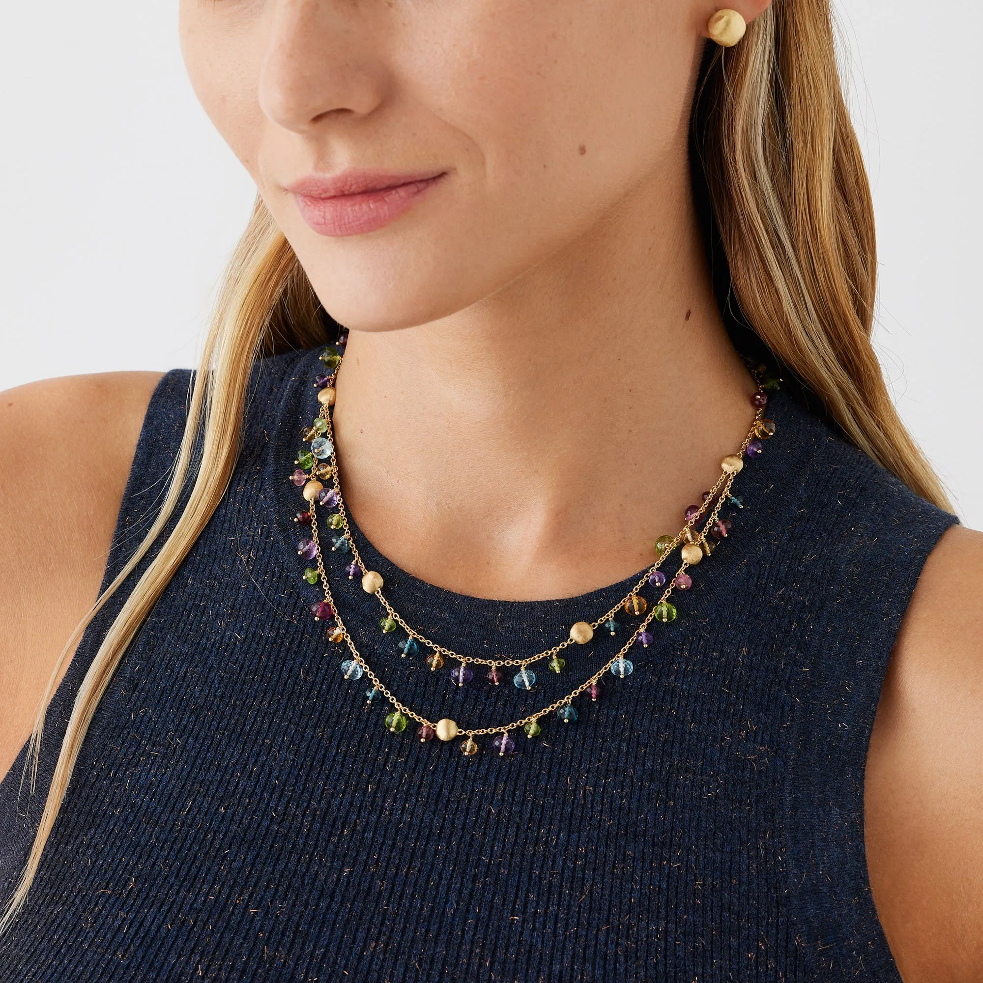 Africa Gemstone Necklace