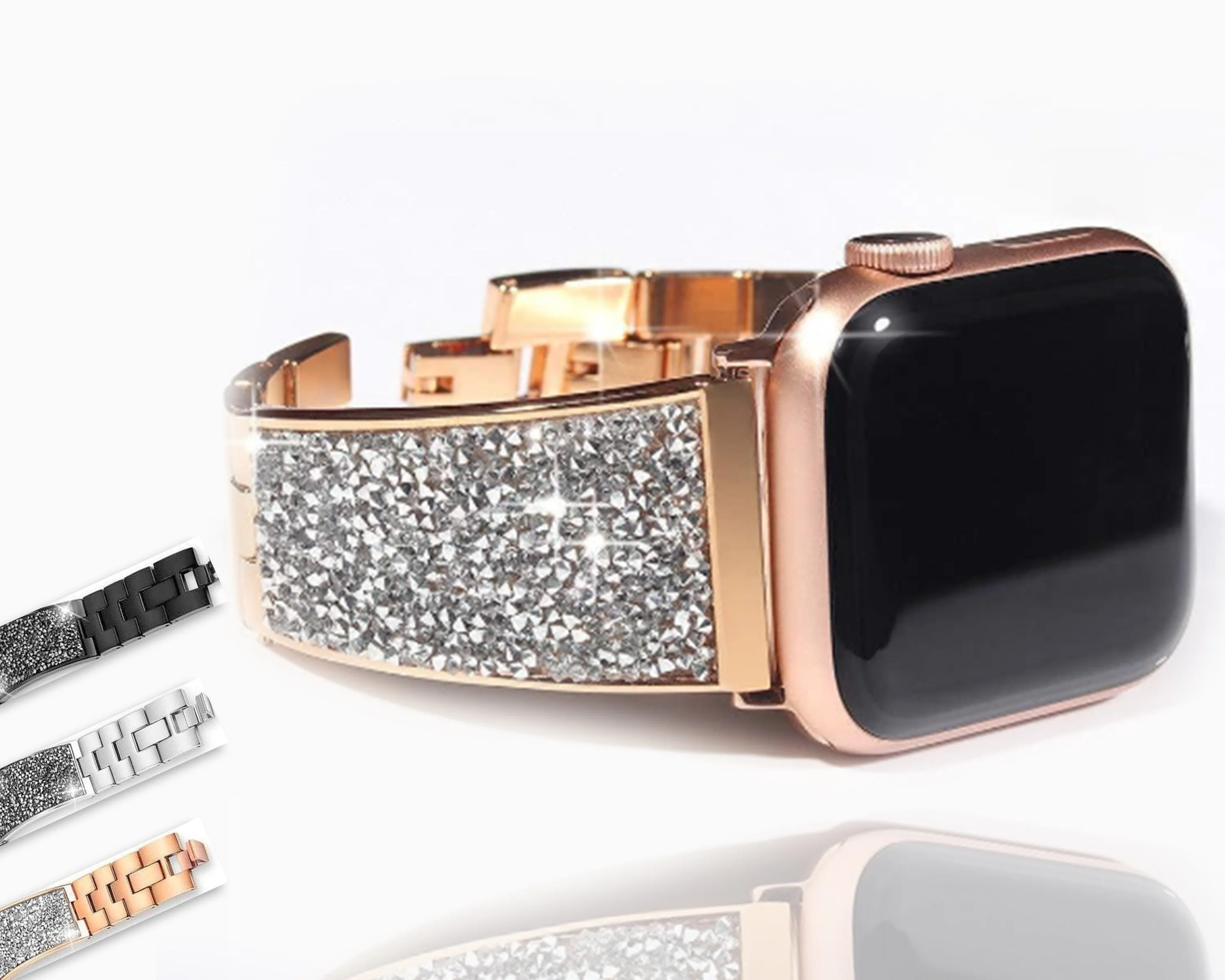 Apple Watch Band Luxury Watchbands Stainless Steel Strap Series