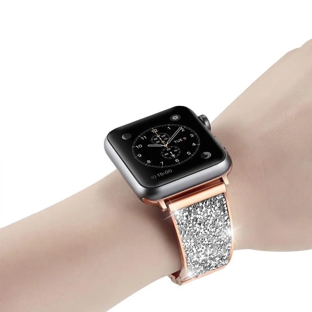 Apple Watch Band Luxury Watchbands Stainless Steel Strap Series