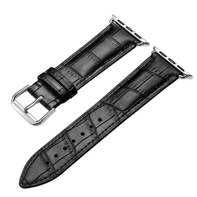 Apple Watch Band Series 7 6 5 High-Quality Leather Loop Bracelet Strap