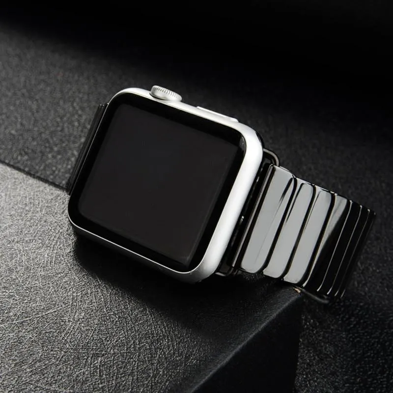Apple Watch Band Series Ceramic Strap Steel Buckle Watchband