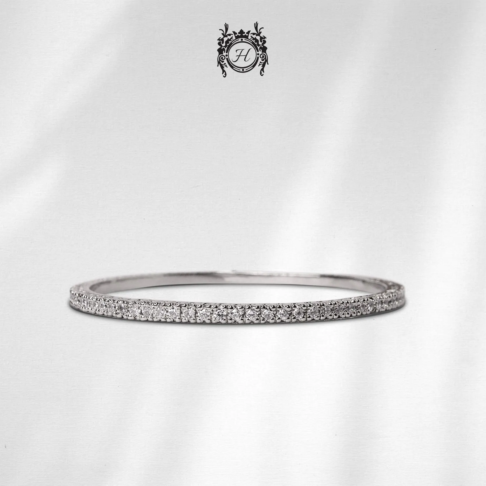 Bangle in Cubic Zircons