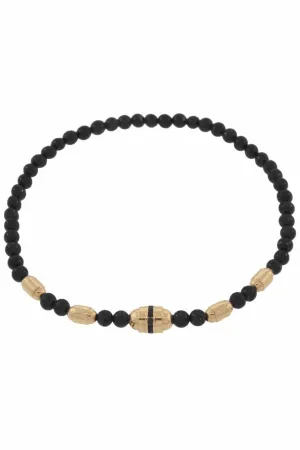 Black Onyx Bead Bracelet