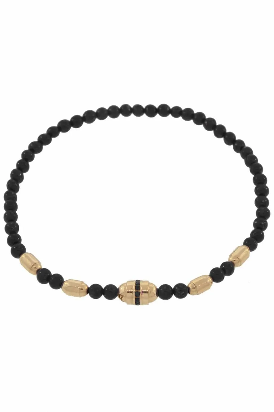 Black Onyx Bead Bracelet