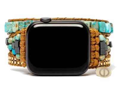 Bracelet pour Apple Watch en Turquoise Pour Energie Calmante