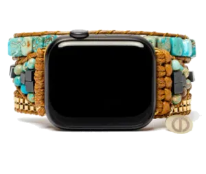 Bracelet pour Apple Watch en Turquoise Pour Energie Calmante