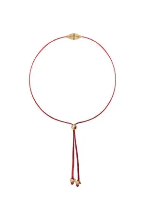 Bracelet Rakhi 3 Onyx Vert Fil Rouge