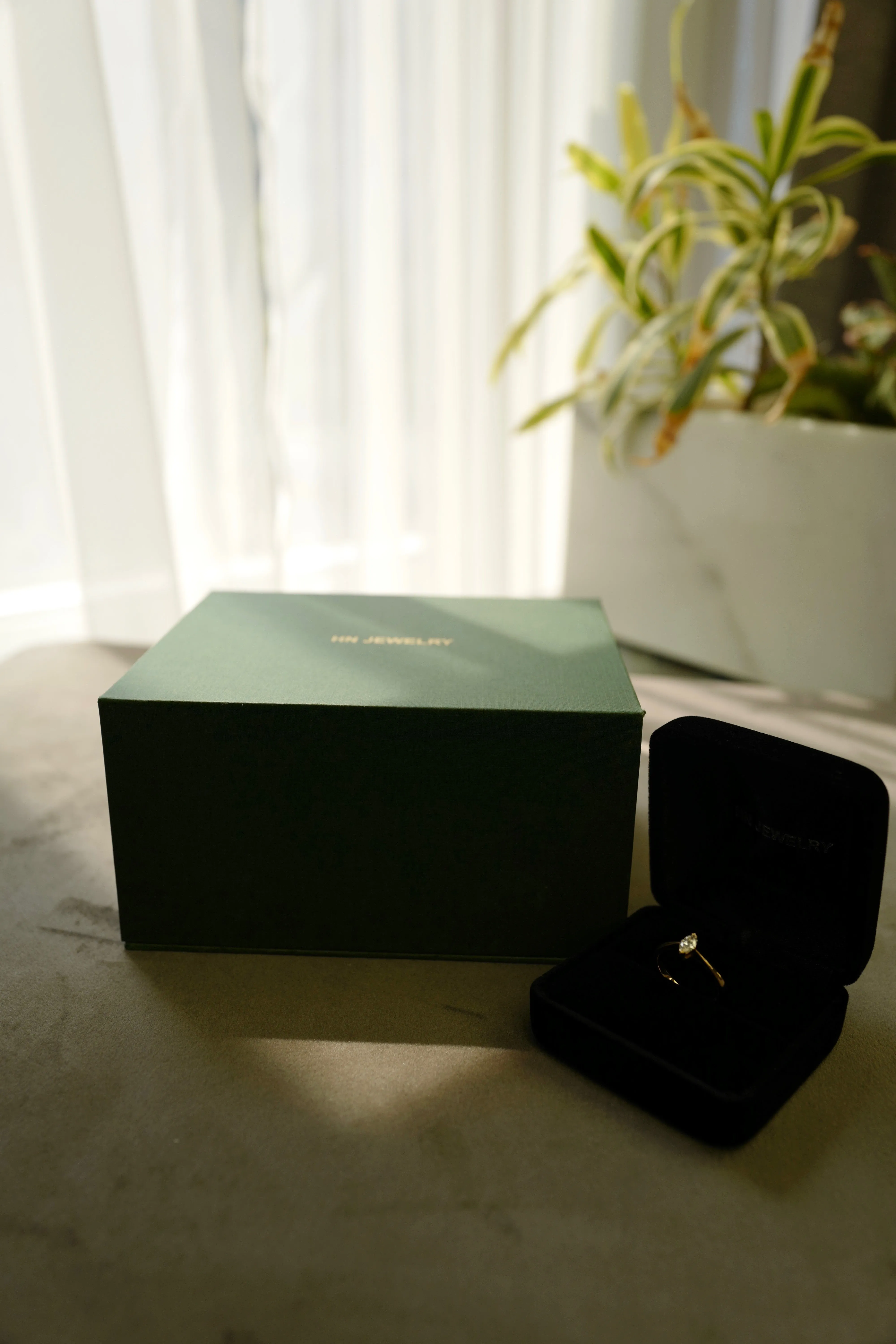 Certified Icy White Oval Natural Jade and Diamond Ring in Rose Gold