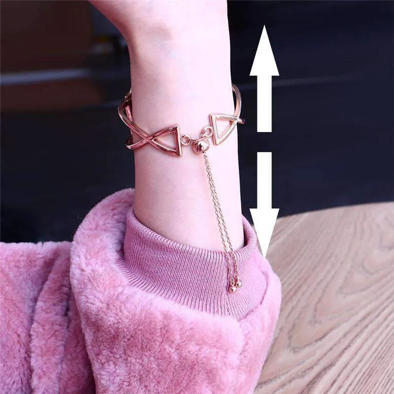 Cuff Minimal Stainless Steel w/ Tassel Adjustable Buckle Series