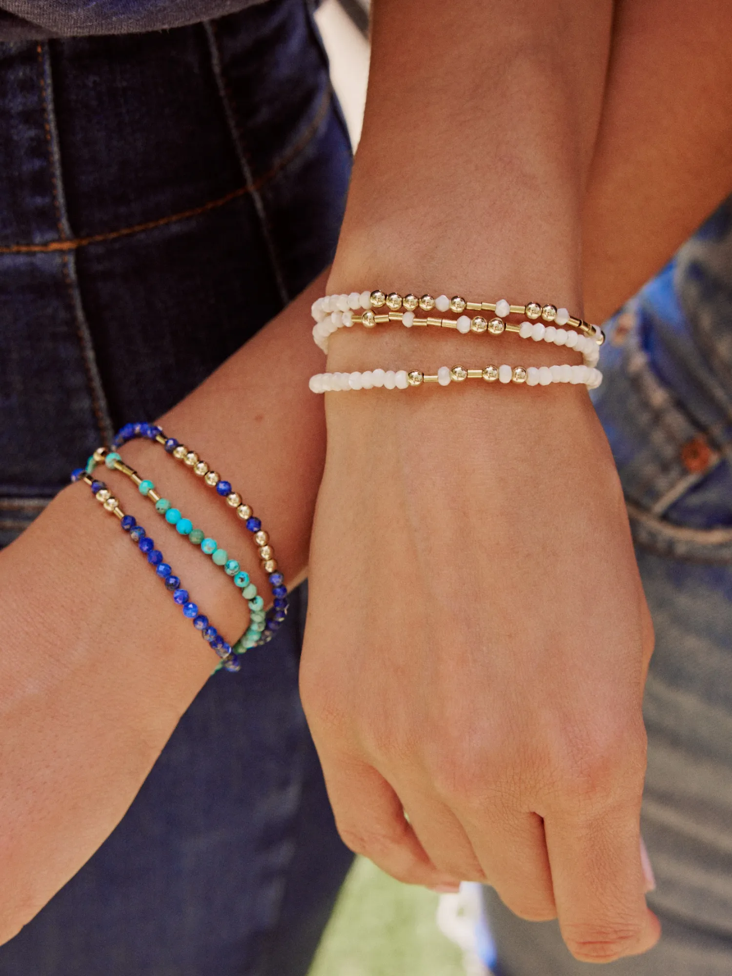 Custom Turquoise Wired Morse Code Bracelet