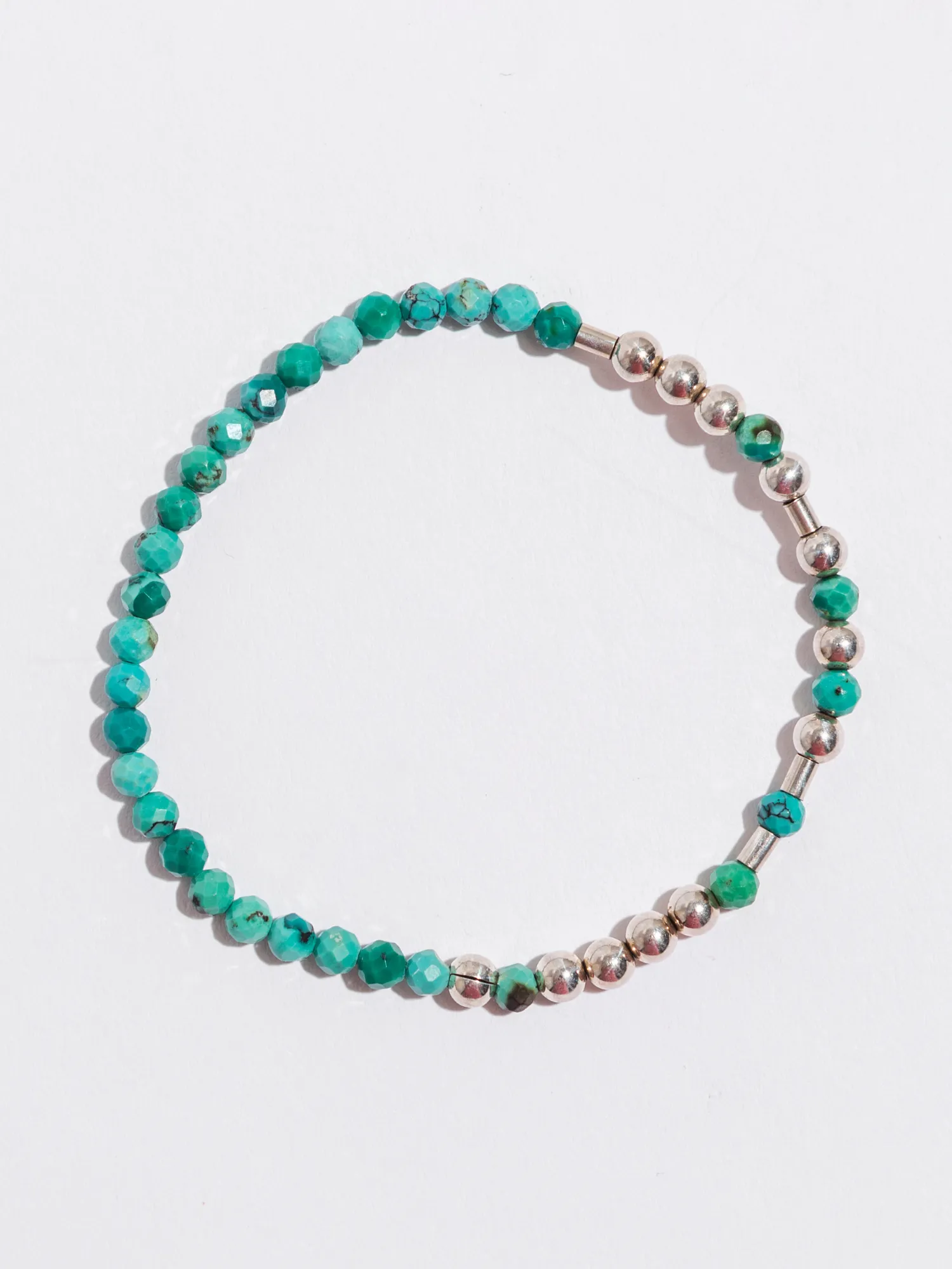 Custom Turquoise Wired Morse Code Bracelet