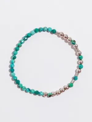 Custom Turquoise Wired Morse Code Bracelet