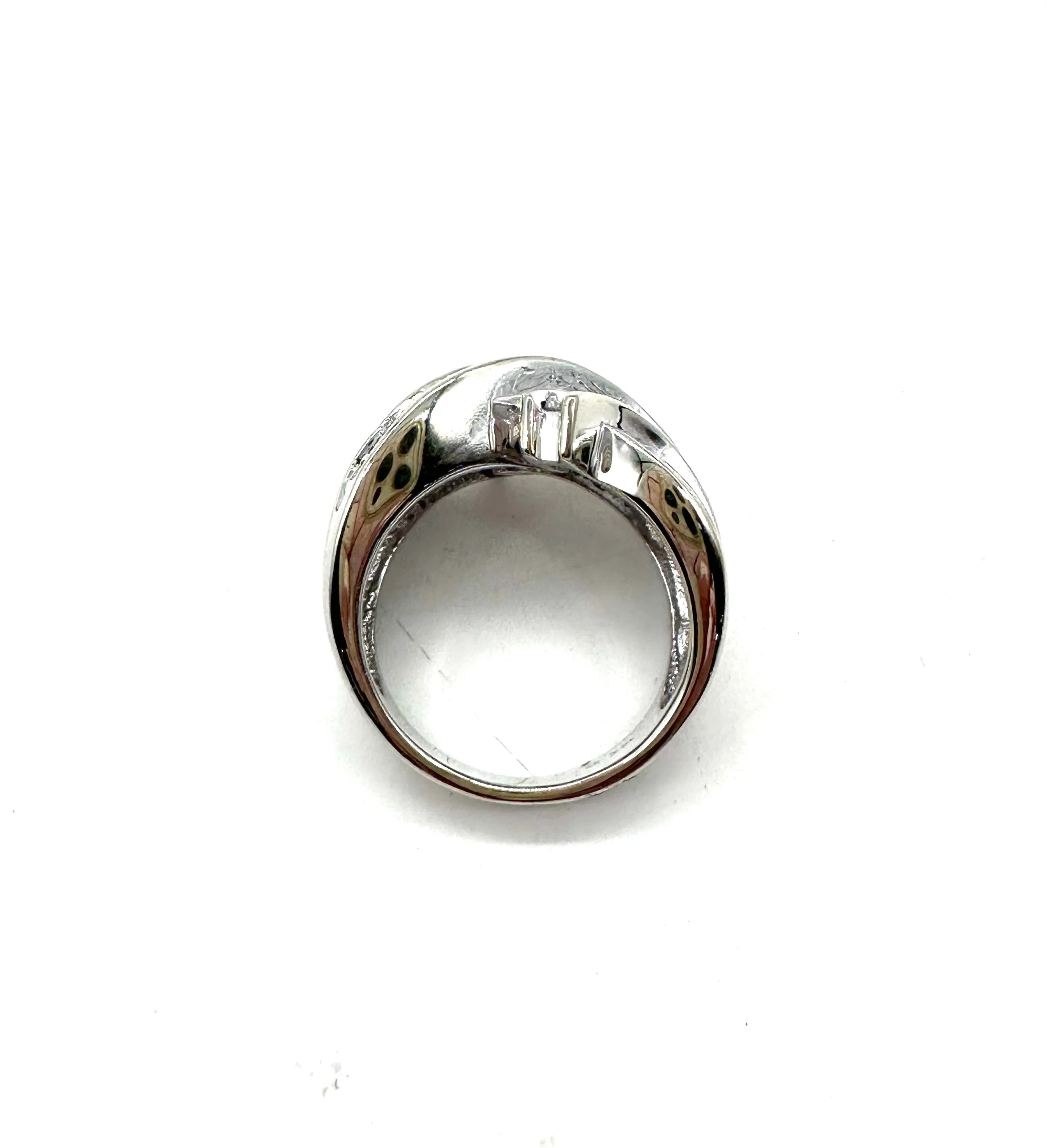Diamond five row bypass ring