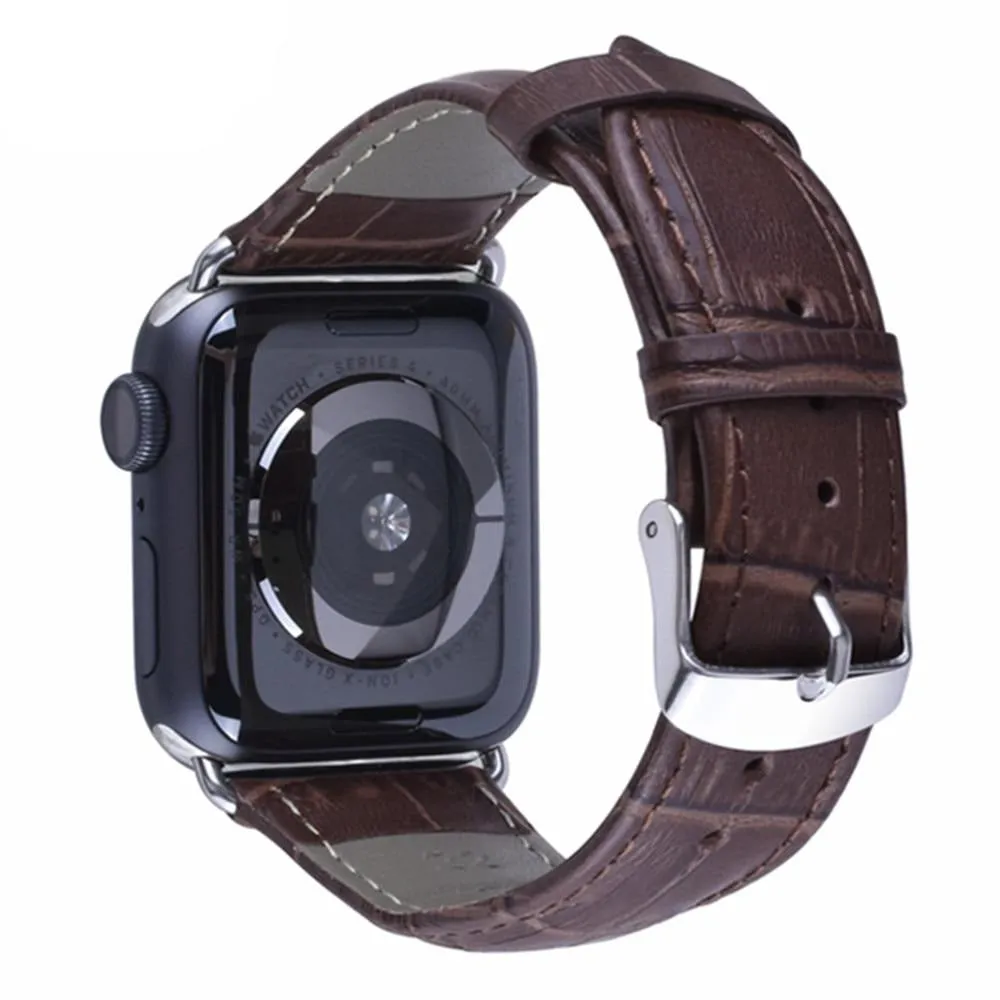 Durable Leather Strap Classic Bamboo Design Bracelet Series 7 6 5 4
