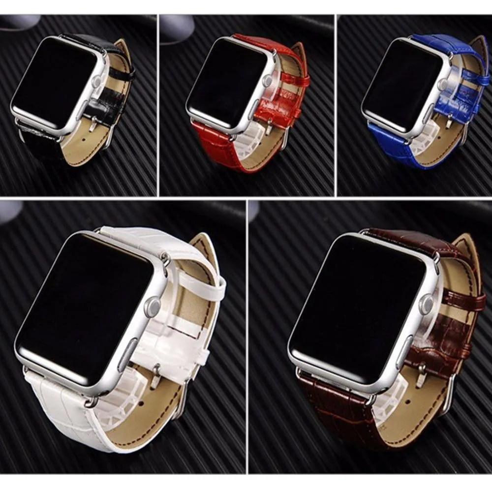 Durable Leather Strap Classic Bamboo Design Bracelet Series 7 6 5 4