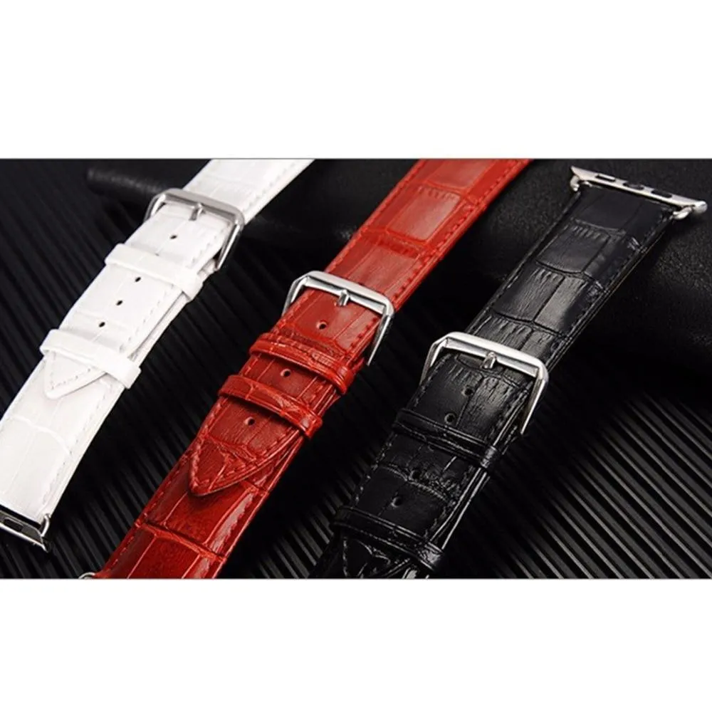 Durable Leather Strap Classic Bamboo Design Bracelet Series 7 6 5 4
