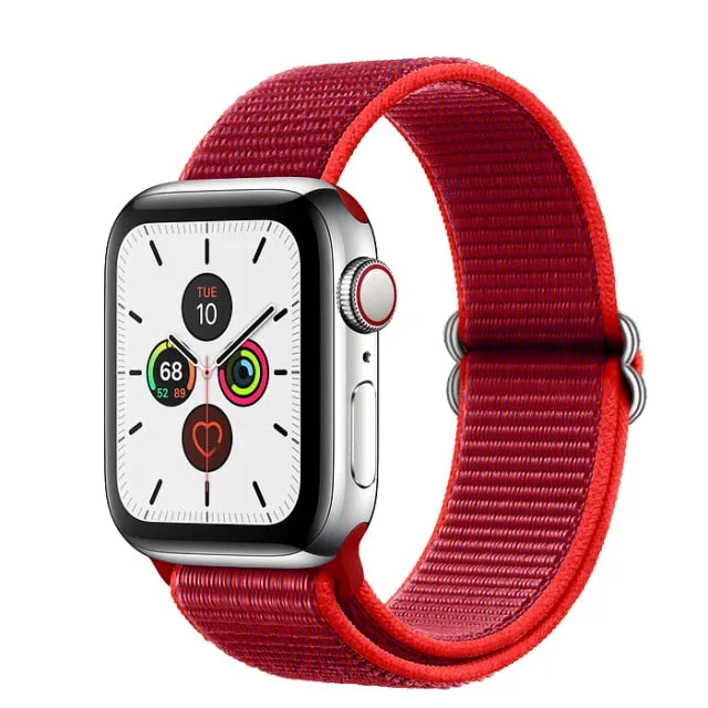 Elastic Sport Loop Series 7 6 5 Adjustable Nylon Colored Loop Bracelet