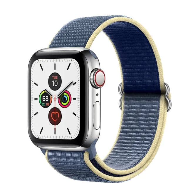Elastic Sport Loop Series 7 6 5 Adjustable Nylon Colored Loop Bracelet