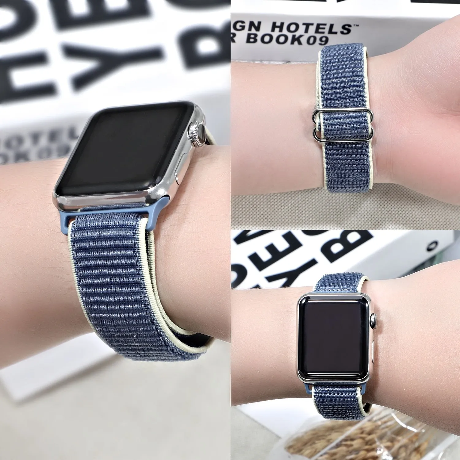 Elastic Sport Loop Series 7 6 5 Adjustable Nylon Colored Loop Bracelet