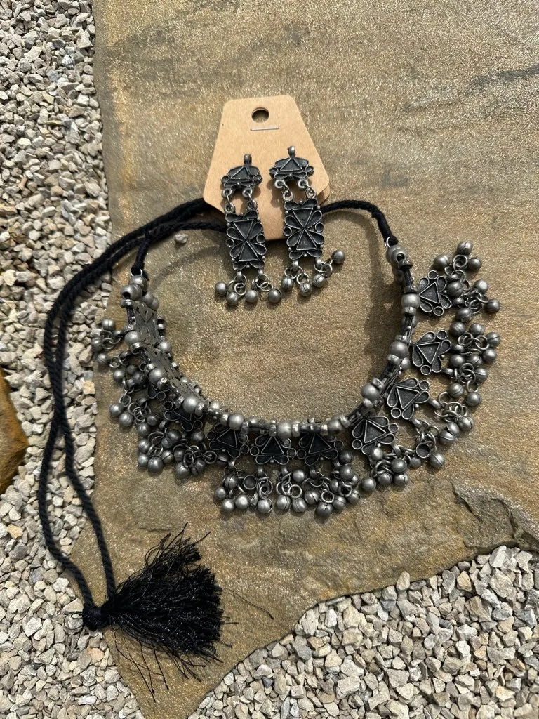 Electra Choker and Earring Set