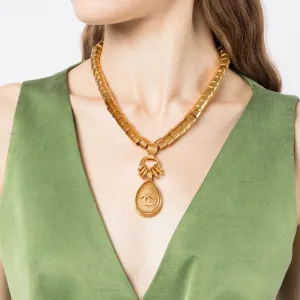 Gold Beaded necklace