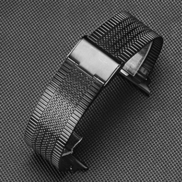 High-Quality Steel Mesh Strap For Series 7 6 5 4 Luxury Metal Bracelet