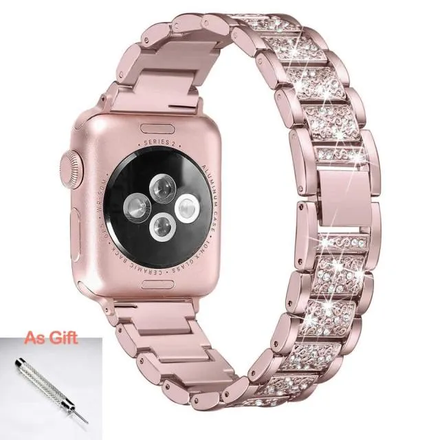 Jewelry Chain Strap For Series 7 6 5 4 Loop Bracelet Diamond Wristband