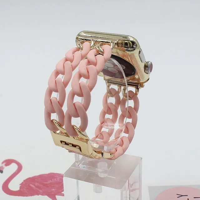 Jewelry Metal Belt Luxury Bracelet iWatch Series 7 6 5 4 |Watchbands|