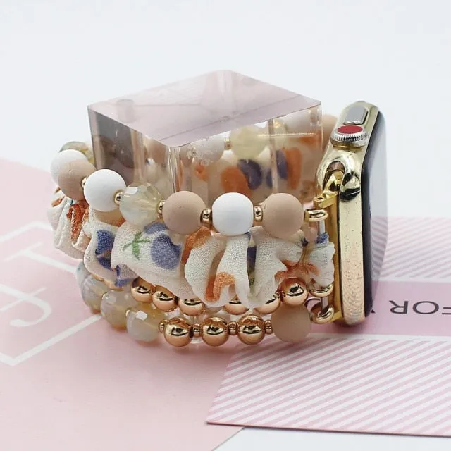 Jewelry Metal Belt Luxury Bracelet iWatch Series 7 6 5 4 |Watchbands|