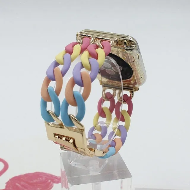 Jewelry Metal Belt Luxury Bracelet iWatch Series 7 6 5 4 |Watchbands|