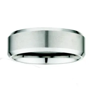 Kellee Designs Men's 8mm Satin Tungsten Wedding Band