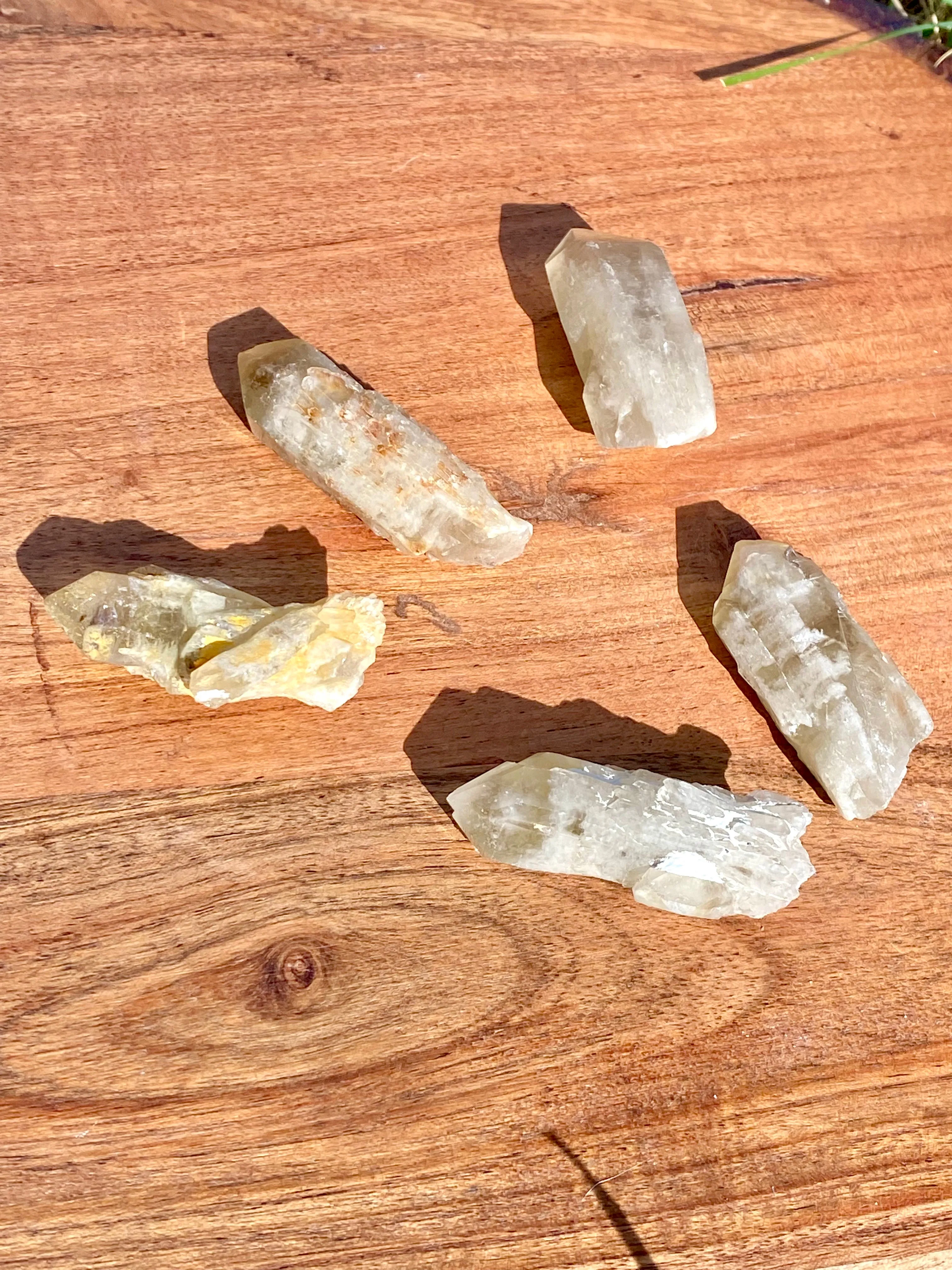 Kundalini Citrine from Congo Raw Point Crystal