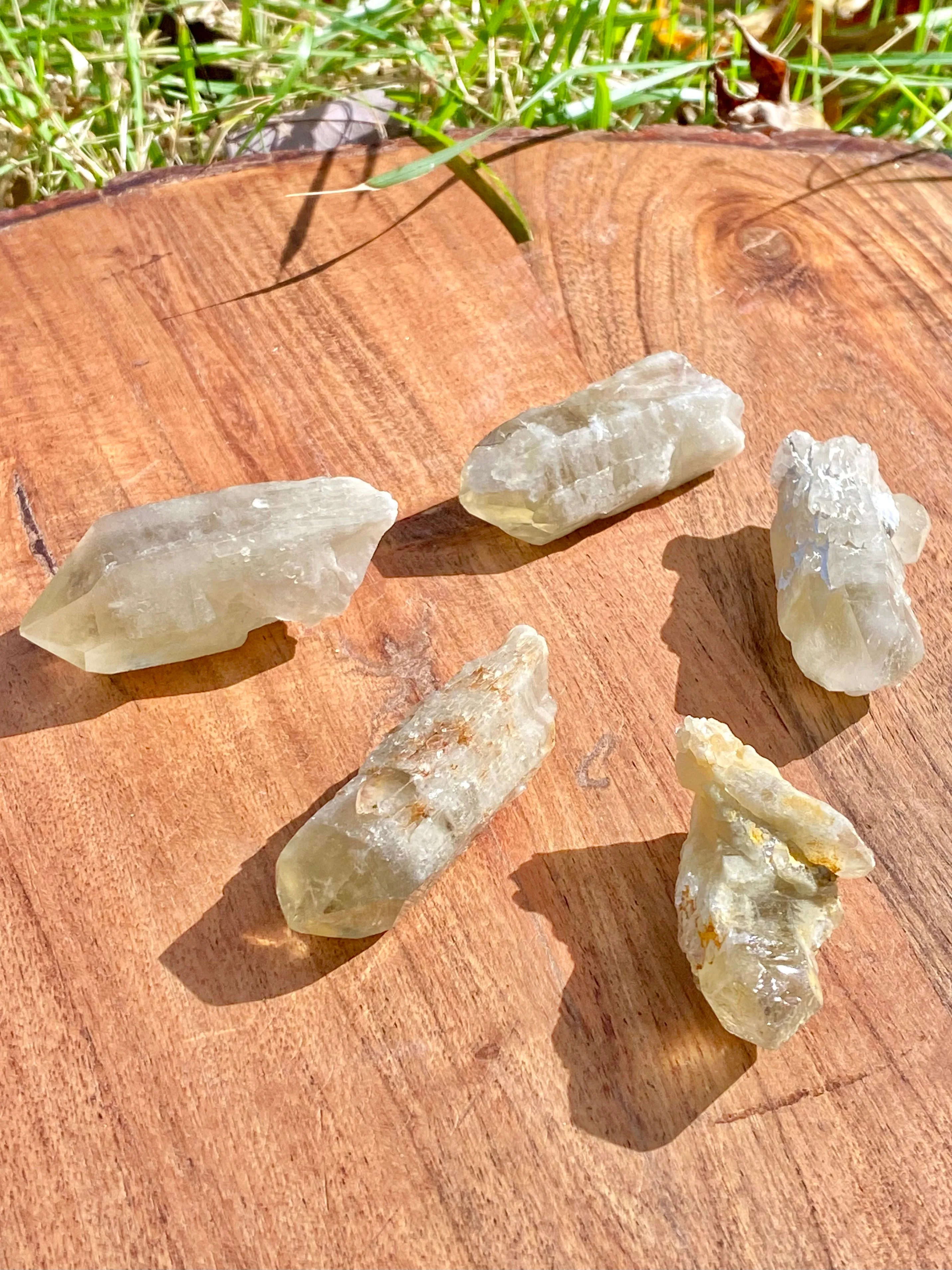 Kundalini Citrine from Congo Raw Point Crystal