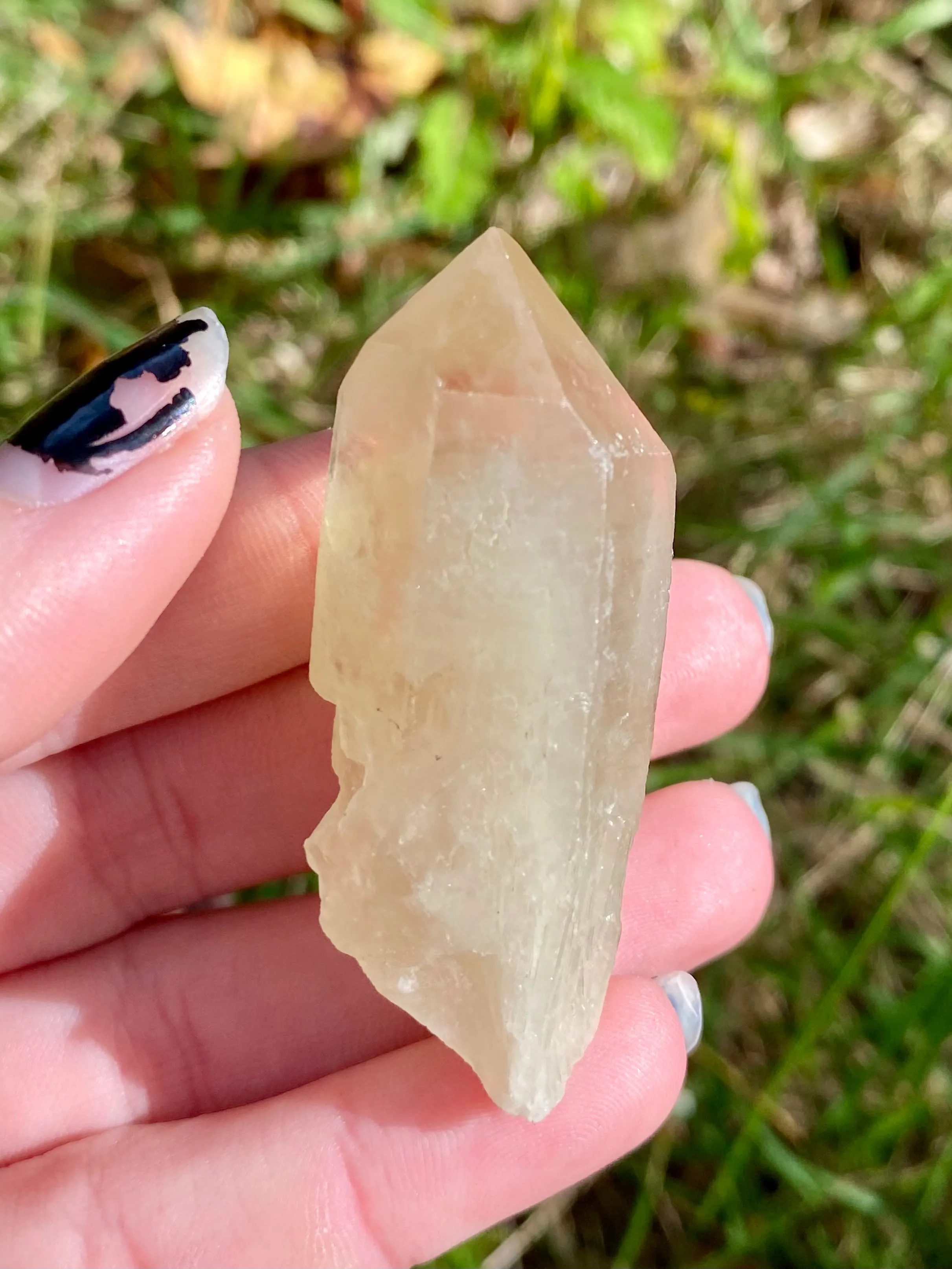 Kundalini Citrine from Congo Raw Point Crystal