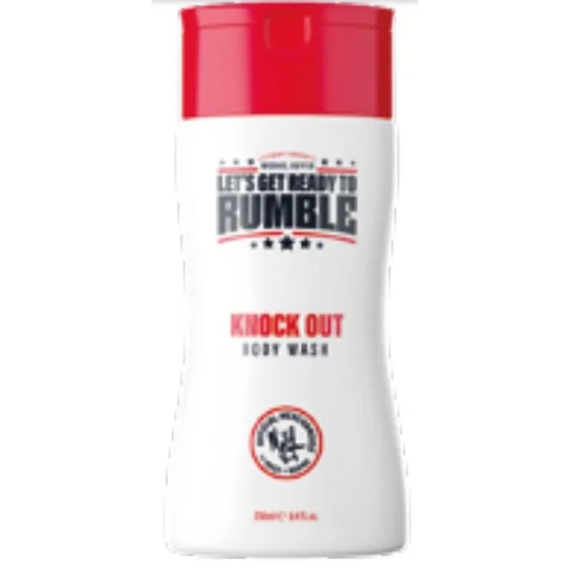 Let's Get Ready to Rumble Knock Out Body Wash 250ml - Case of 6