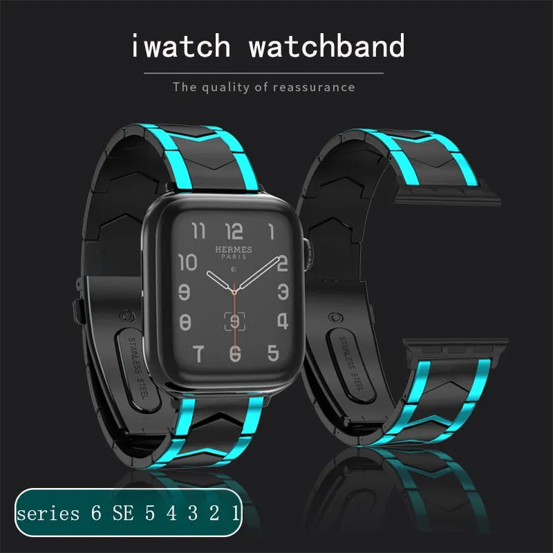 Luxury High-Quality Steel Strap Series 7 6 5 4 Band Metal Wristband