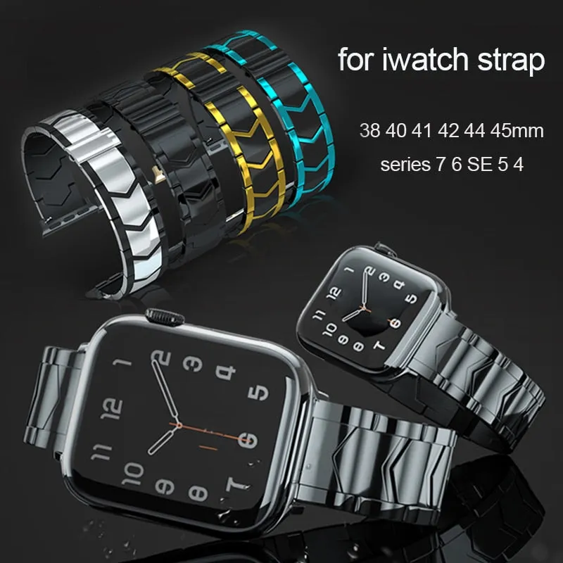 Luxury High-Quality Steel Strap Series 7 6 5 4 Band Metal Wristband