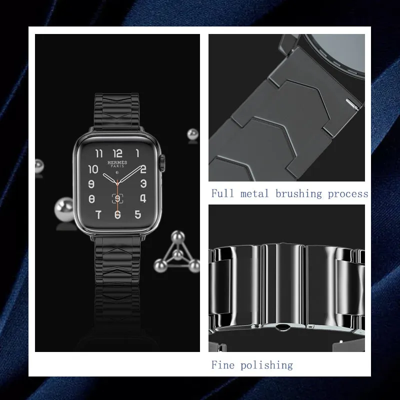 Luxury High-Quality Steel Strap Series 7 6 5 4 Band Metal Wristband
