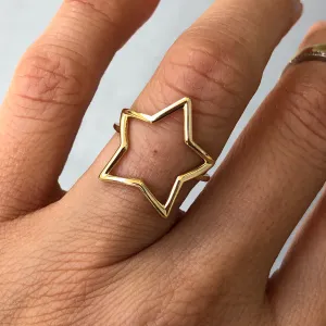 Open Star Ring