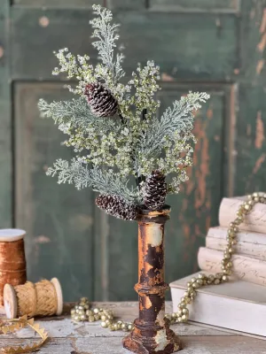 Peridot Gleam Cedar Spray | 27.5"
