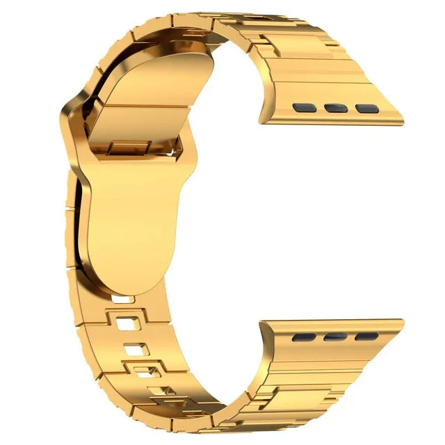Plating Rubber Strap Band for Apple Watch Ultra 49mm 45mm 41mm 44mm 42mm 40mm 38mm Titanium Color Bracelet Iwatch 8 7 6 5 4 3 Se