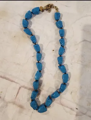 Premier Designs Chunky Faux Turquoise Necklace Choker or Bracelet