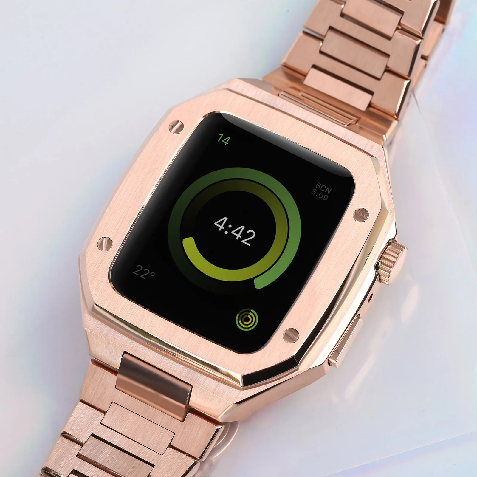 Premium Steel Strap   Metal Case For Apple Watch Band Series 6 5 4 Modification kit Bracelet iWatch 44mm 45mm Wristband |Watchbands|