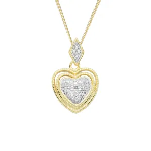 Regal heart pendant