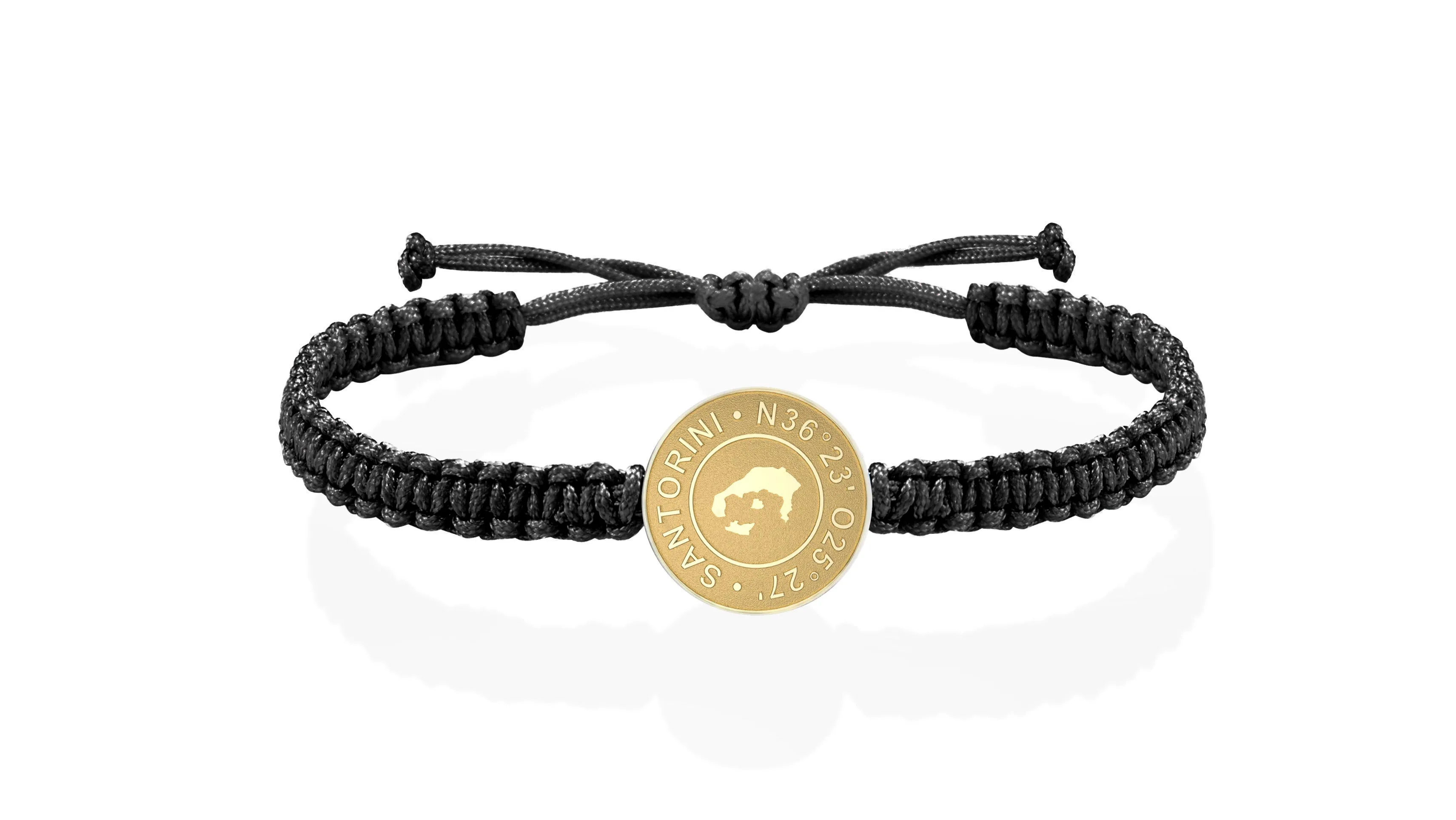 Santorini Coin Makramee Bracelet