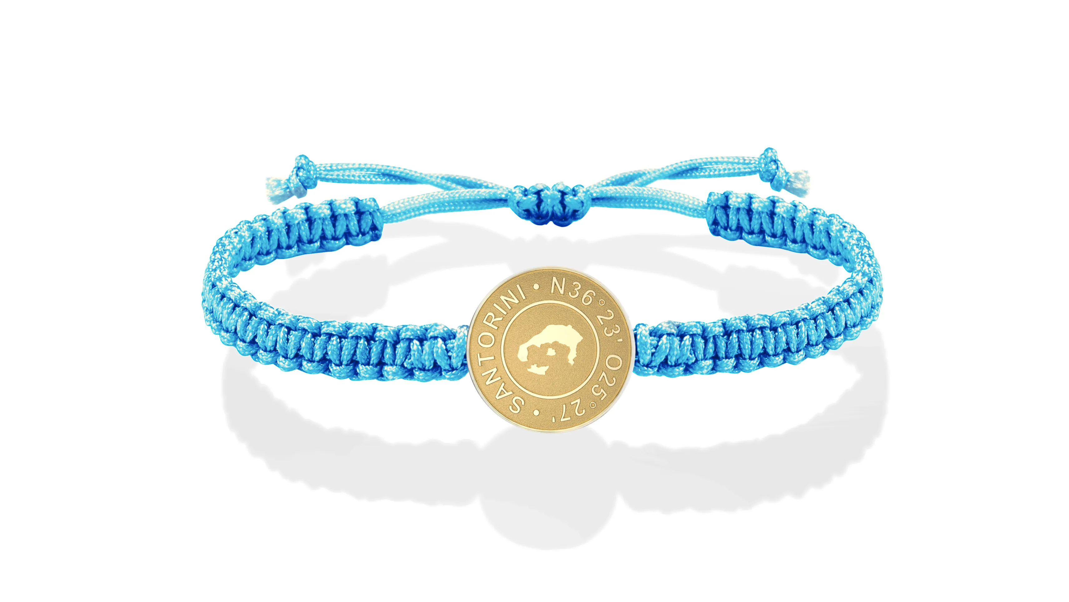 Santorini Coin Makramee Bracelet